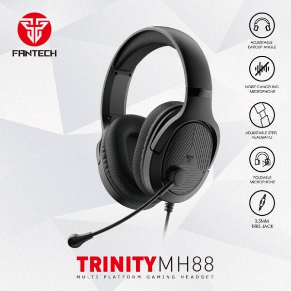 FANTECH TRINITY MH88 Gaming Headset - Image 2