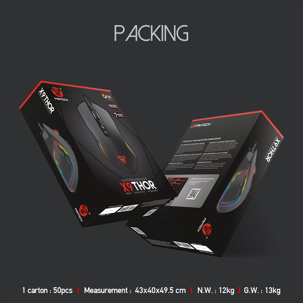 Fantech THOR X9 Gaming Mouse - Image 3