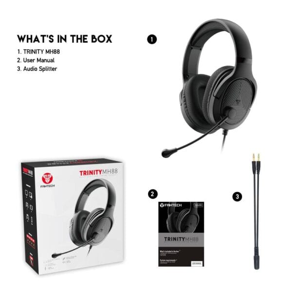 FANTECH TRINITY MH88 Gaming Headset - Image 5