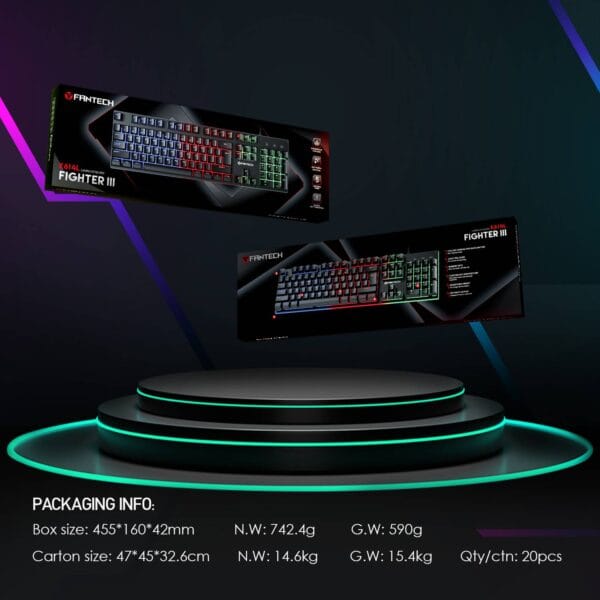 Fantech Fighter III K614L Gaming Keyboard - Image 3