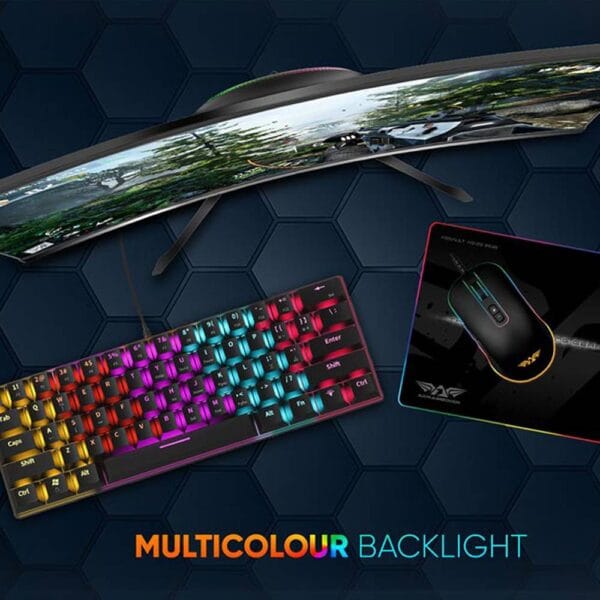 Armaggeddon MKA 1C NEO BLACK MECHANICAL KEYBOARD - Image 7