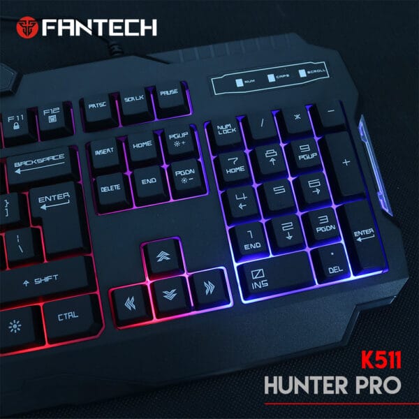 FANTECH K511 HUNTER PRO Gaming Keyboard - Image 5