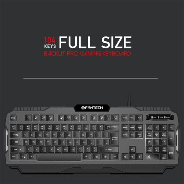 FANTECH K511 HUNTER PRO Gaming Keyboard - Image 4