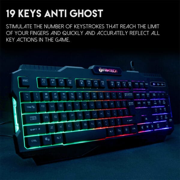 FANTECH K511 HUNTER PRO Gaming Keyboard - Image 3