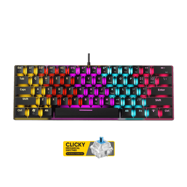 Armaggeddon MKA 1C NEO BLACK MECHANICAL KEYBOARD - Image 3