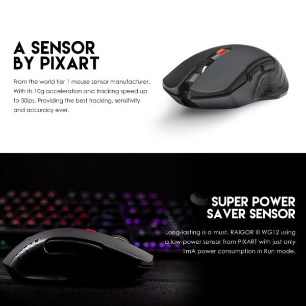Fantech Raigor III WG12 Wireless Mouse - Image 4