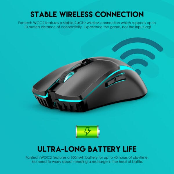 Fantech WGC2 Venom Wireless Mouse - Image 6