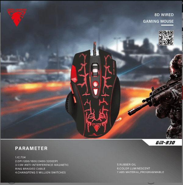 Jedel GM830 Gaming Mouse - Image 4