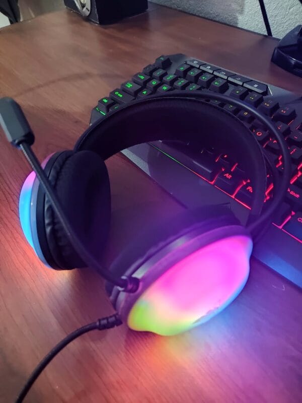 JEDEL GH-579 USB 7.1 RGB Gaming Headset - Image 2