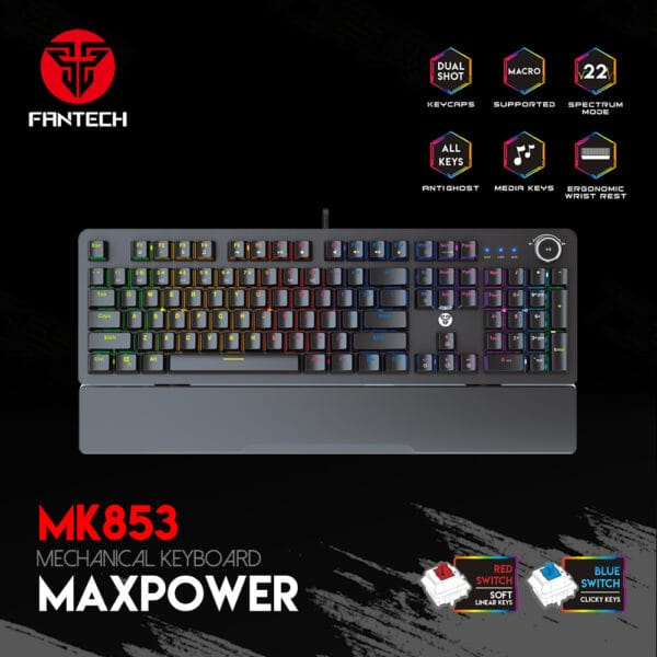 Fantech MAXPOWER MK853 V2 Mechanical Keyboard