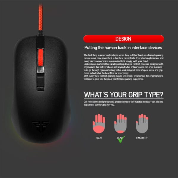 FANTECH G13 RHASTA II GAMING MOUSE - Image 6