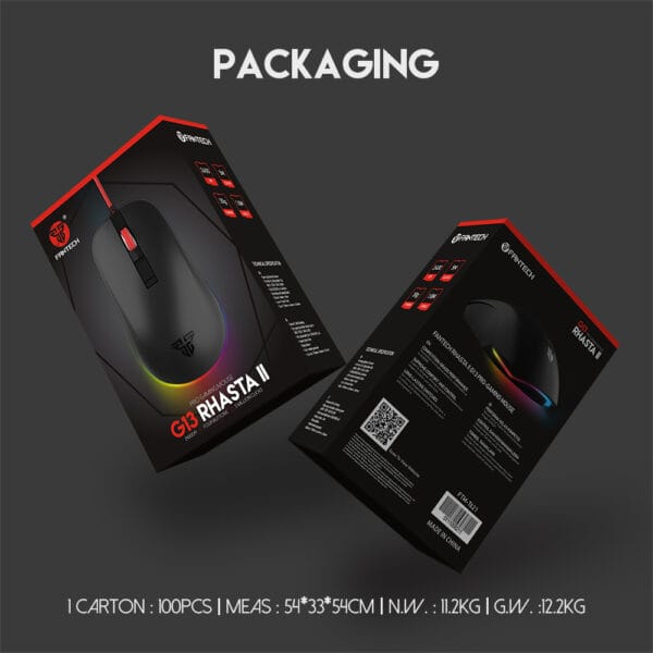 FANTECH G13 RHASTA II GAMING MOUSE - Image 7