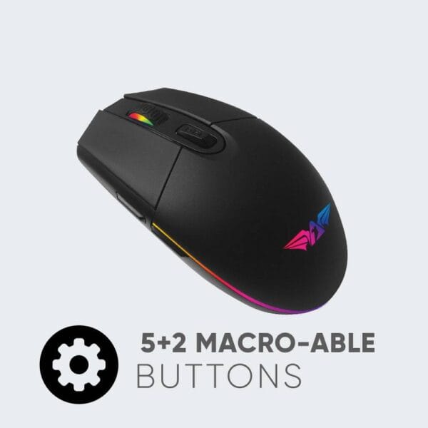 Armaggeddon Raven III Stealth Gaming Mouse - Image 7