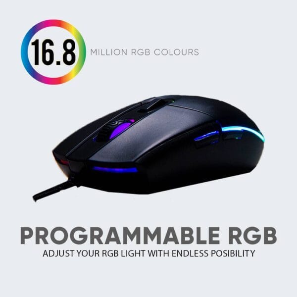 Armaggeddon Raven III Stealth Gaming Mouse - Image 6
