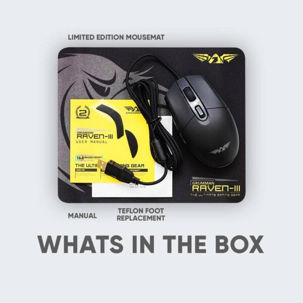 Armaggeddon Raven III Stealth Gaming Mouse - Image 4