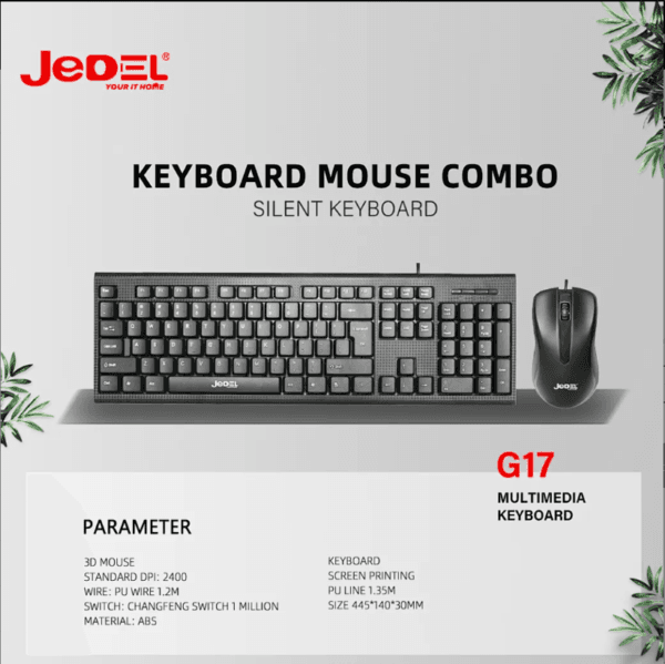 JEDEL G17 KEYBOARD & MOUSE COMBO