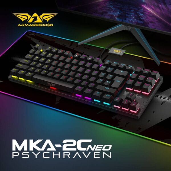 ARMAGGEDDON MKA-2C NEO RGB Mechanical Gaming Keyboard - Image 2