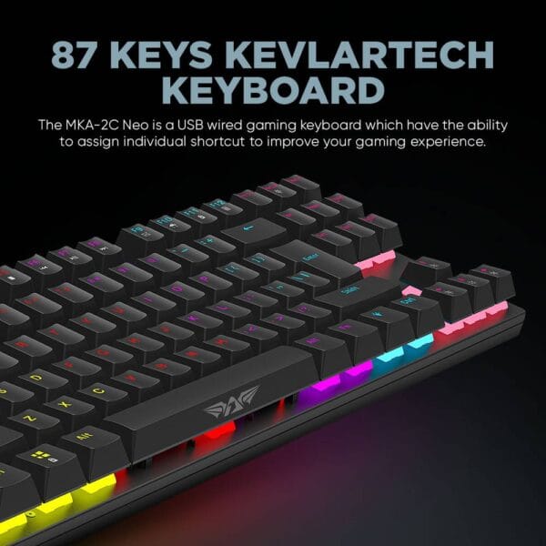 ARMAGGEDDON MKA-2C NEO RGB Mechanical Gaming Keyboard - Image 3
