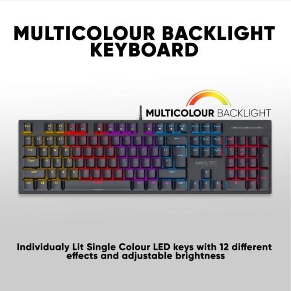 Armaggeddon MKA-7C Mechanical Gaming Keyboard - Image 4