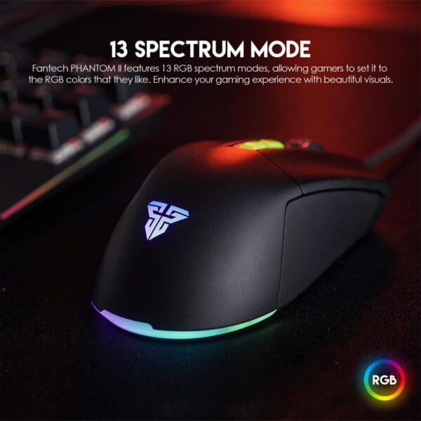 Fantech VX6 Phantom II Macro RGB Gaming Mouse - Image 4