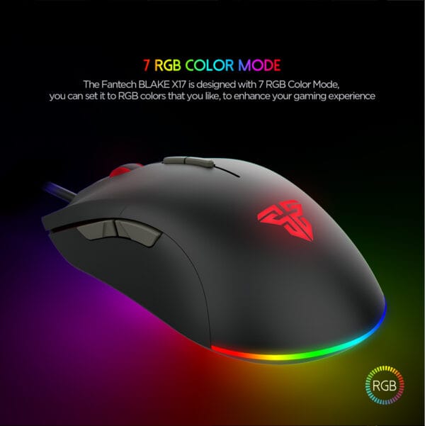 FANTECH X17 BLAKE GAMING MOUSE - Image 6