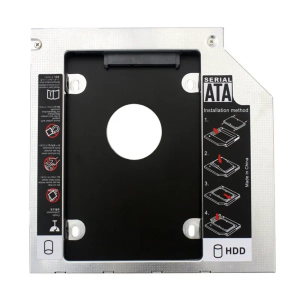 Laptop Second Hard Disk SSD Caddy - 9.5mm