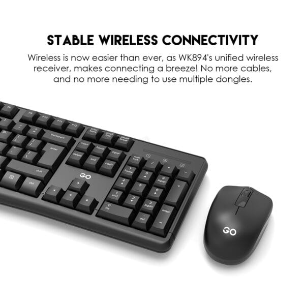 Fantech Go WK894 Wireless Combo Keyboard & Mouse - Image 3