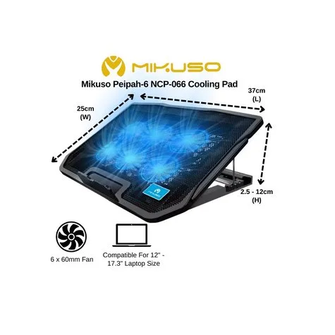 MIKUSO NCP-066 Laptop Cooling Pad - Image 2