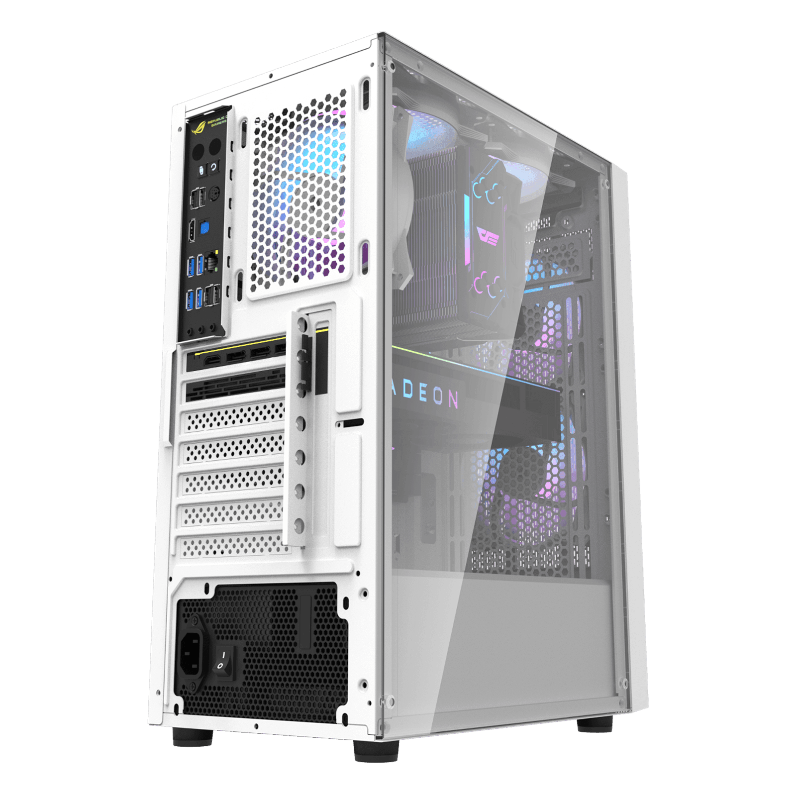 darkFlash A290 White Gaming Case - Image 6