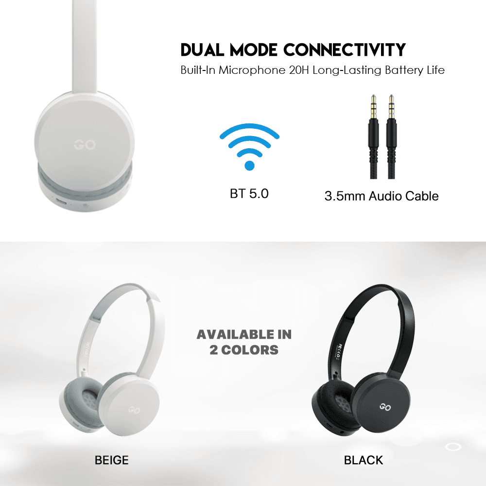 FANTECH WH02 GO AIR Bluetooth 5.0 Wireless Headphone - Image 3