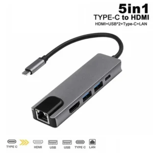 USB C to HDMI 5 in 1 Multiport Adapter