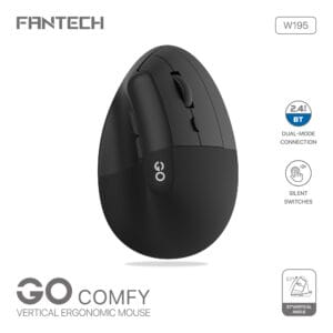 FANTECH GO W195 VERTICAL ERGONOMIC WIRELESS MOUSE